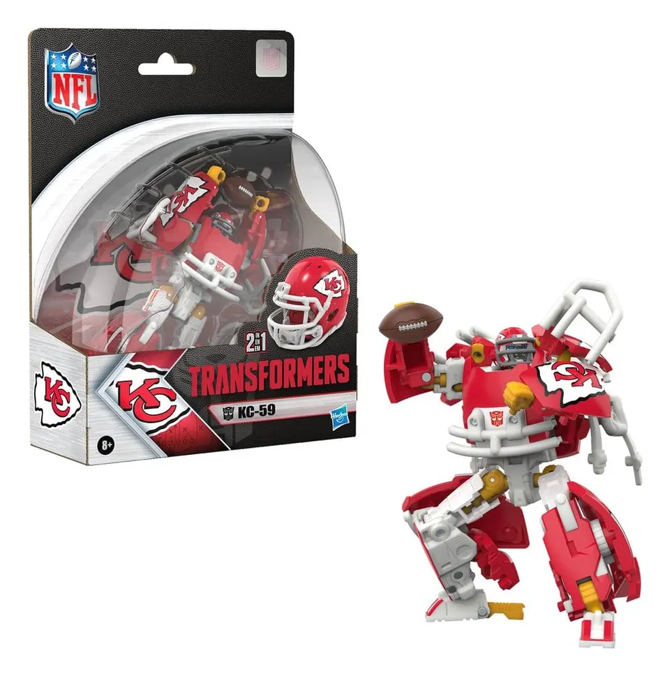 Hasbro Transformers KC-59 NFL Kansas City Chiefs Figura de acción - Image 1