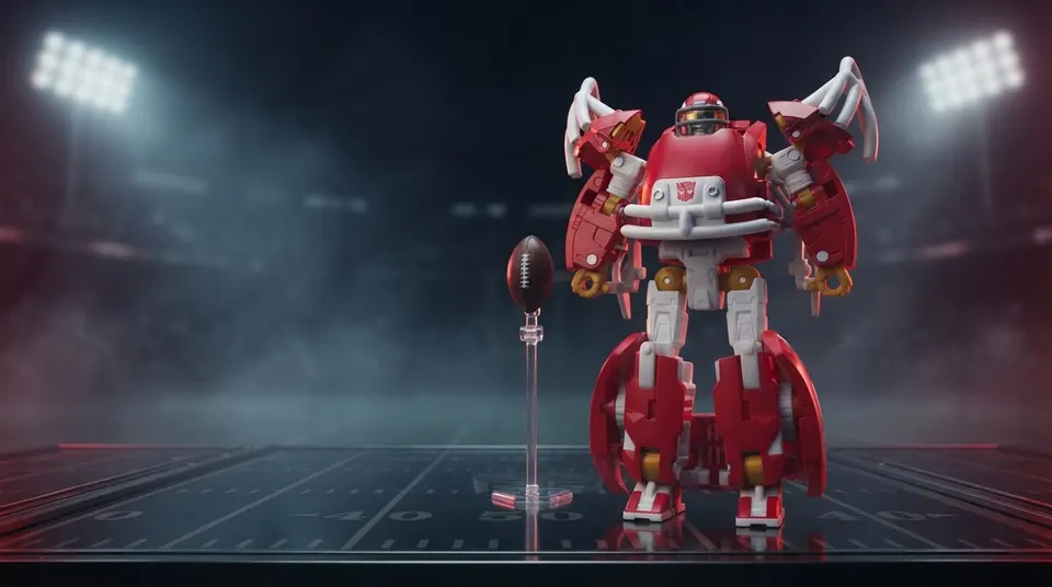 Hasbro Transformers KC-59 NFL Kansas City Chiefs Figura de acción