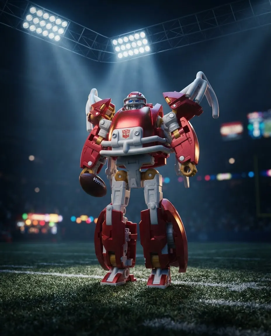 Hasbro Transformers KC-59 NFL Kansas City Chiefs Figura de acción - Image 12