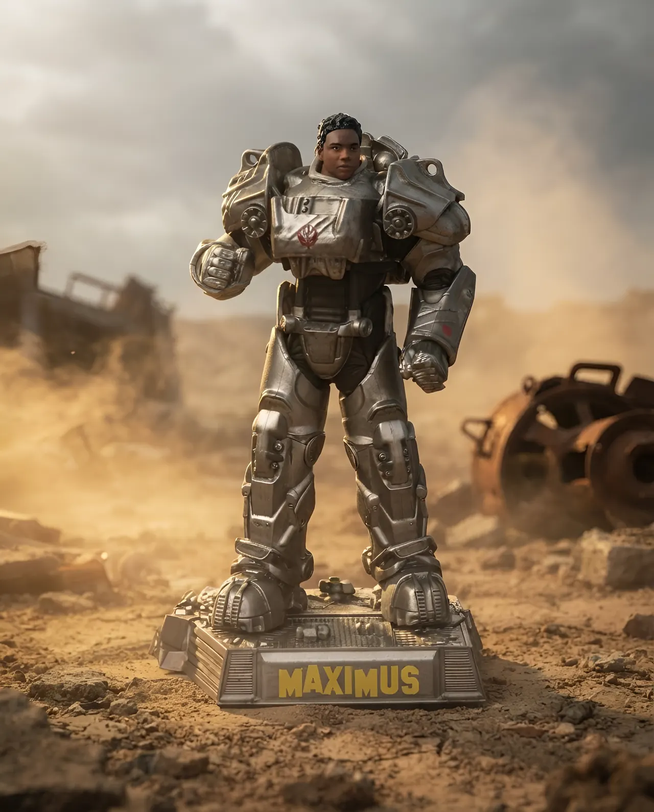 McFarlane Toys Movie Maniacs Fallout Maximus Figurine posée 6" - Image 10