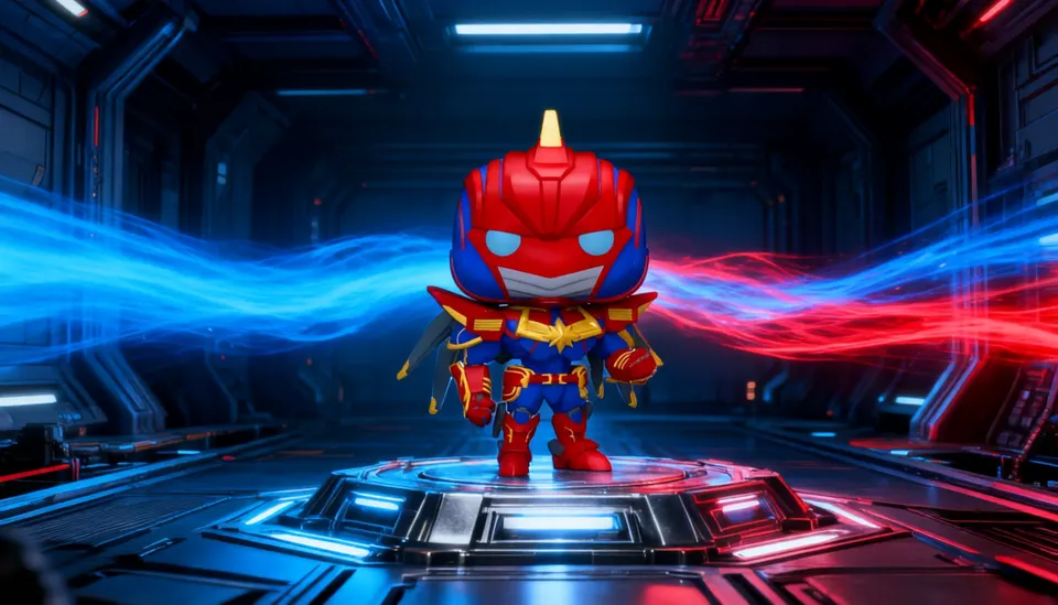 Funko Pop! Marvel Avengers Mech Strike Captain Marvel #831
