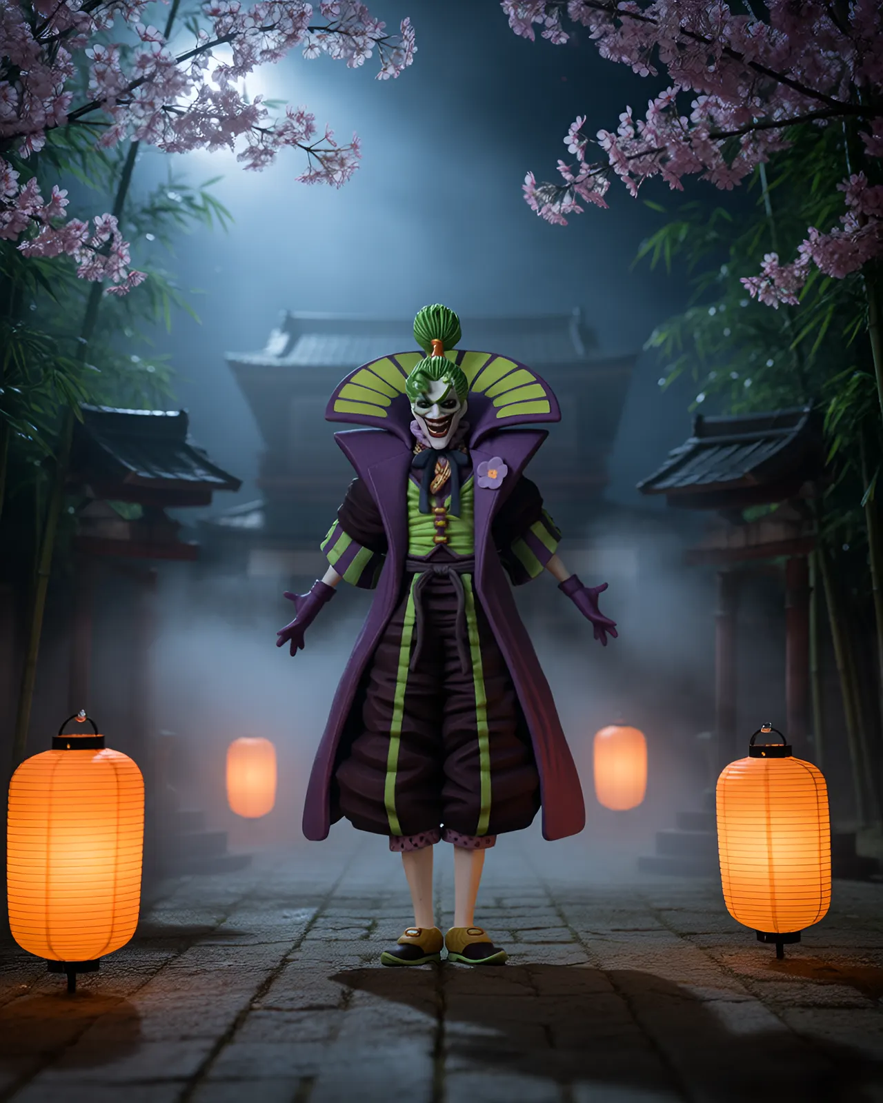 Joker Purple Craze Estatua – Lord Joker (Batman Ninja) 1/10 – McFarlane - Image 6