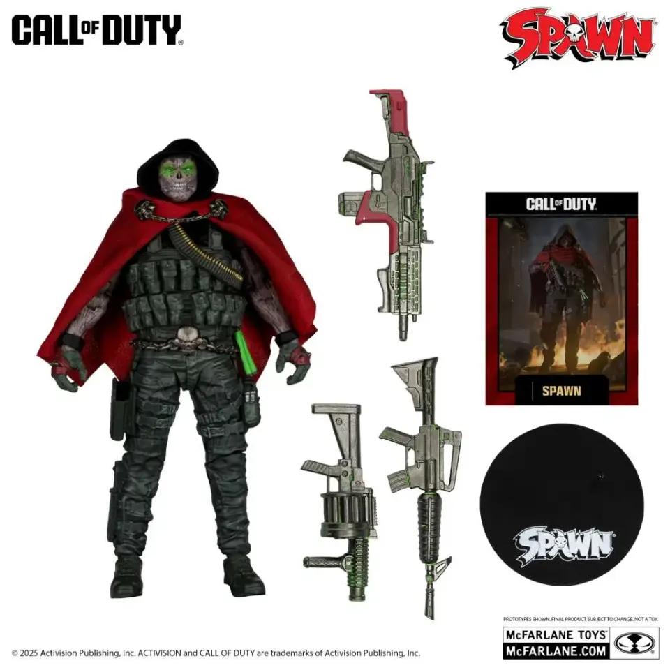 McFarlane Toys Spawn Burned Spawn 7\" Action Figure - Image 1