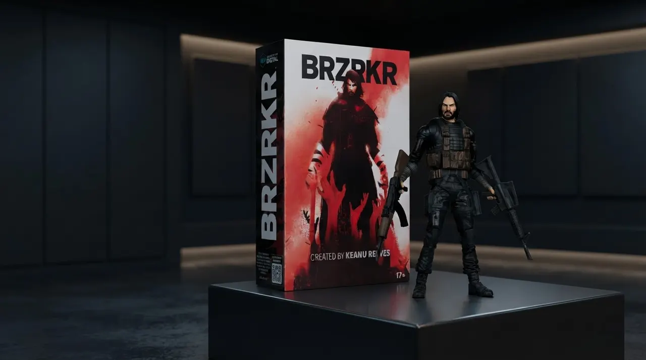 McFarlane Toys BRZRKR B 7" Deluxe Action Figure + Digital Collectible - Image 9