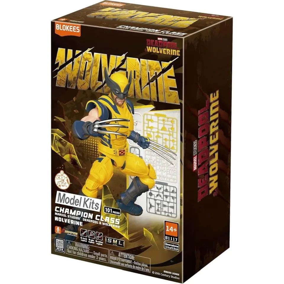 Blokees Marvel Champion Wolverine – 13.4 cm Figura de Acción - Image 1