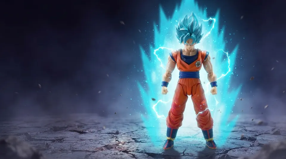 Tamashii Nations S.H.Figuarts 5.7" Goku Super Saiyan Azul de Dragon Ball Super