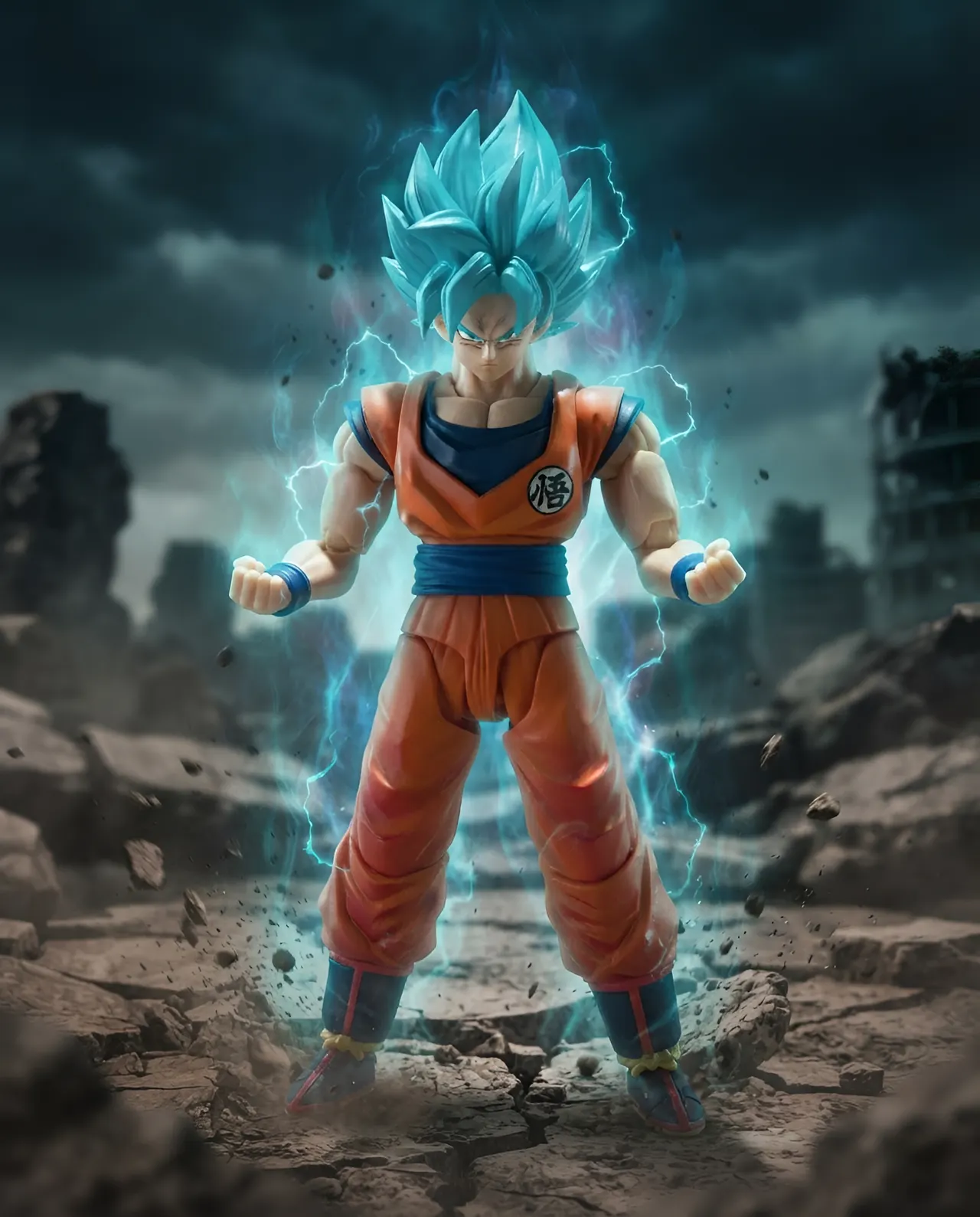 Tamashii Nations S.H.Figuarts 5.7" Goku Super Saiyan Azul de Dragon Ball Super - Image 4