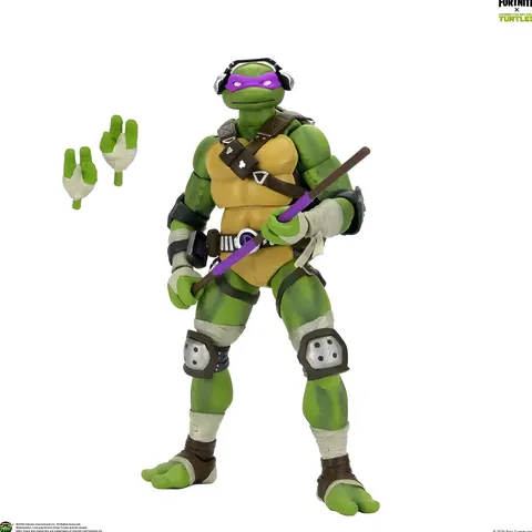 NECA Fortnite TMNT Ultimate Donatello 7-Inch Action Figure