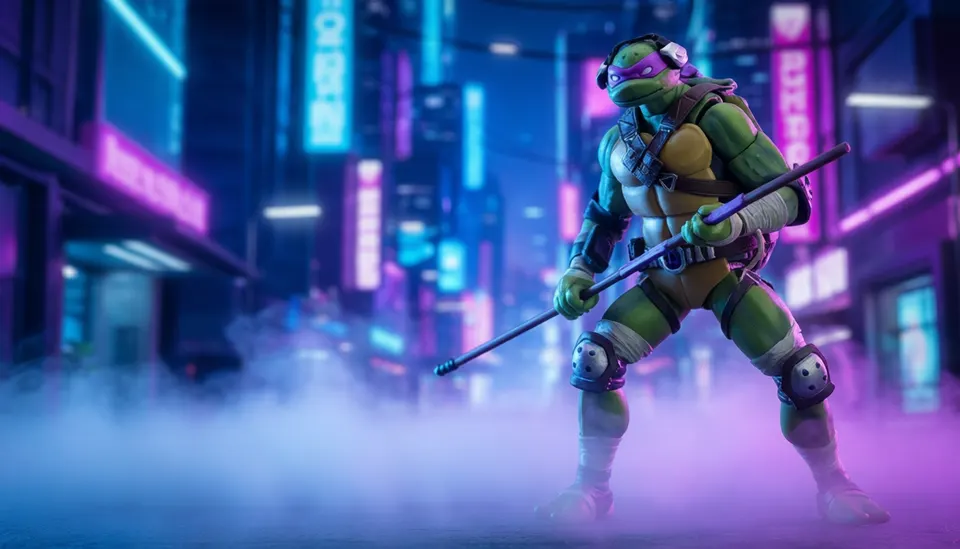 NECA Fortnite TMNT Ultimate Donatello 7-Inch Action Figure