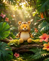 Giochi Preziosi Vita Da Giungla 10 cm Plush - Thumbnail 3