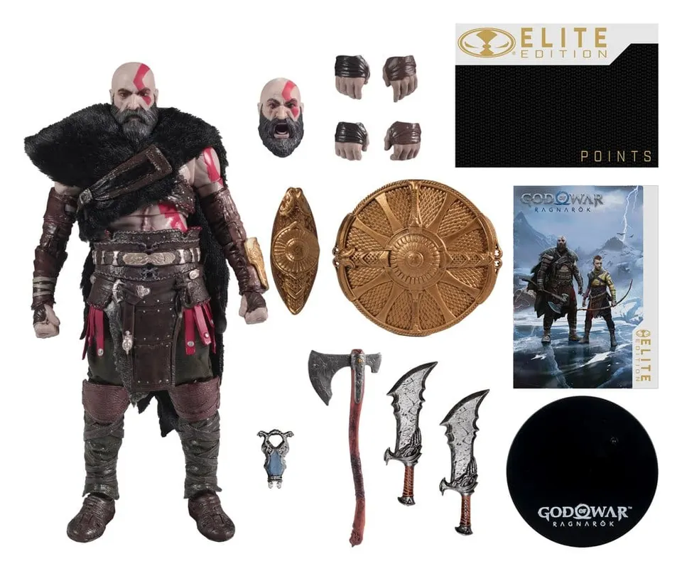 McFarlane Toys Elite Edition Kratos (Ares Armor) – God of War Figure - Image 2