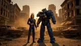 McFarlane Toys Fallout 4 Sole Survivor & T-60 Vault‑Tec 2‑Pack - Thumbnail 13