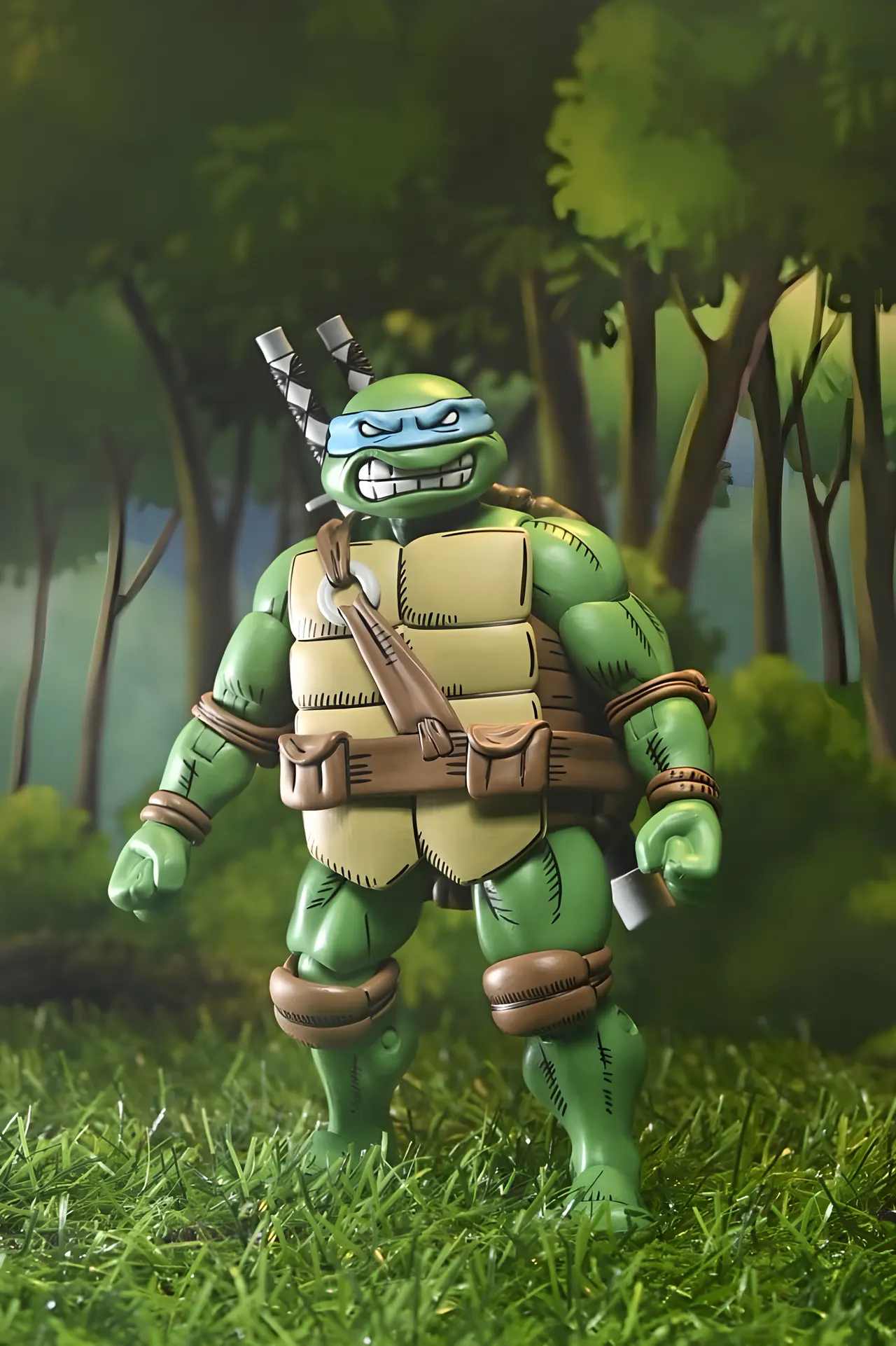 NECA Ultimate Leonardo TMNT x Usagi Yojimbo Action Figure – 7-inch - Image 2