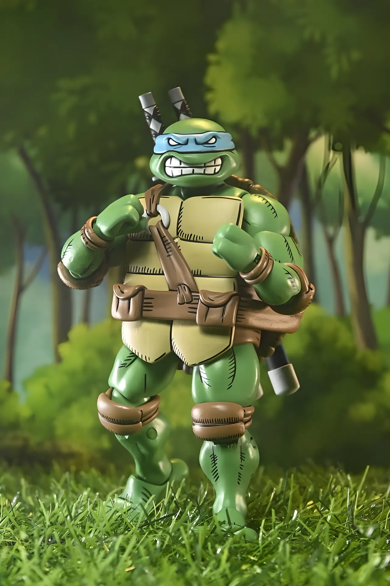 NECA Ultimate Leonardo TMNT x Usagi Yojimbo Action Figure – 7-inch - Image 6