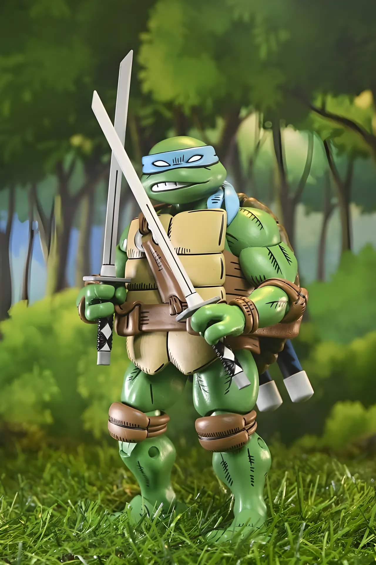 NECA Ultimate Leonardo TMNT x Usagi Yojimbo Action Figure – 7-inch - Image 4