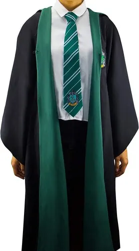 Cinereplicas Harry Potter Slytherin Kids Wizard Robe – Flood Amp Bathrobe - Image 3