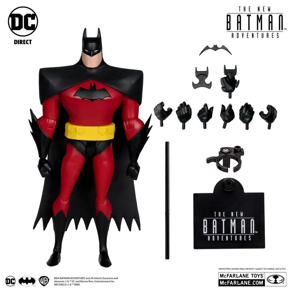 DC Batman Silver (The New Batman Adventures) – 6" Platinum Figure - Image 1