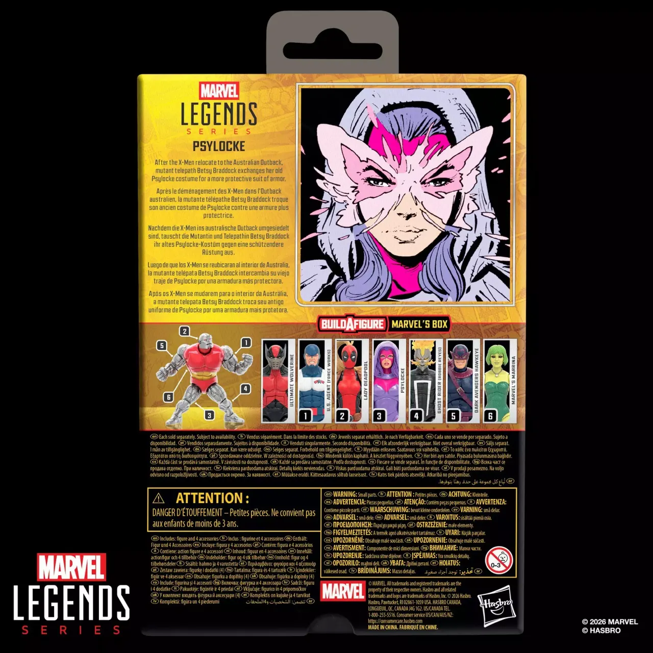 Hasbro Marvel Legends 15 cm Psylocke Action Figure – BAF Marvel’s Box - Image 11
