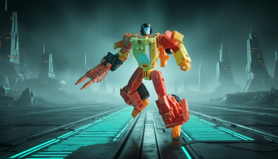 Hasbro Transformers Era de los Primes Deluxe Targetmaster Sureshot