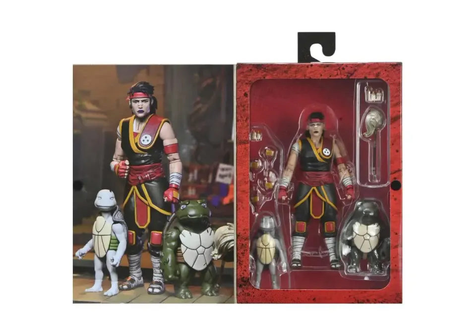 NECA Ultimate TMNT Last Ronin Casey Marie + Baby Odyn & Uno 7" Figure - Image 3