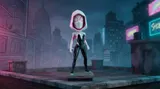 NECA Marvel Head Knocker Spider Gwen Classic Masked Bobblehead - Thumbnail 4