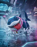 Blokees Jeff the Land Shark Champion Class Model Kit – 71 Pieces - Thumbnail 12
