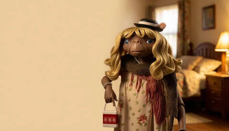 NECA E.T. 40th Anniversary Ultimate Dress‑Up Figure