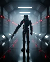 Hasbro Star Wars Colección Retro Death Trooper The Mandalorian - Thumbnail 8