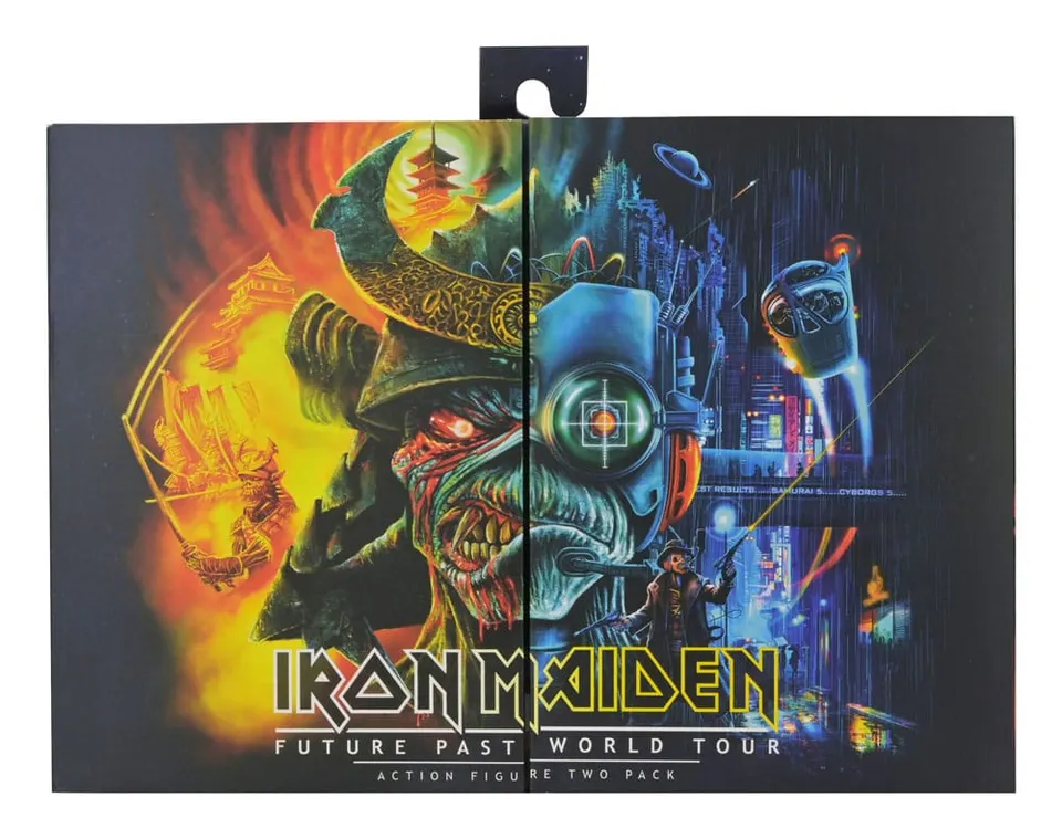 NECA Iron Maiden Ultimate 2‑Pack Eddie Figures Senjutsu & Time - Image 2