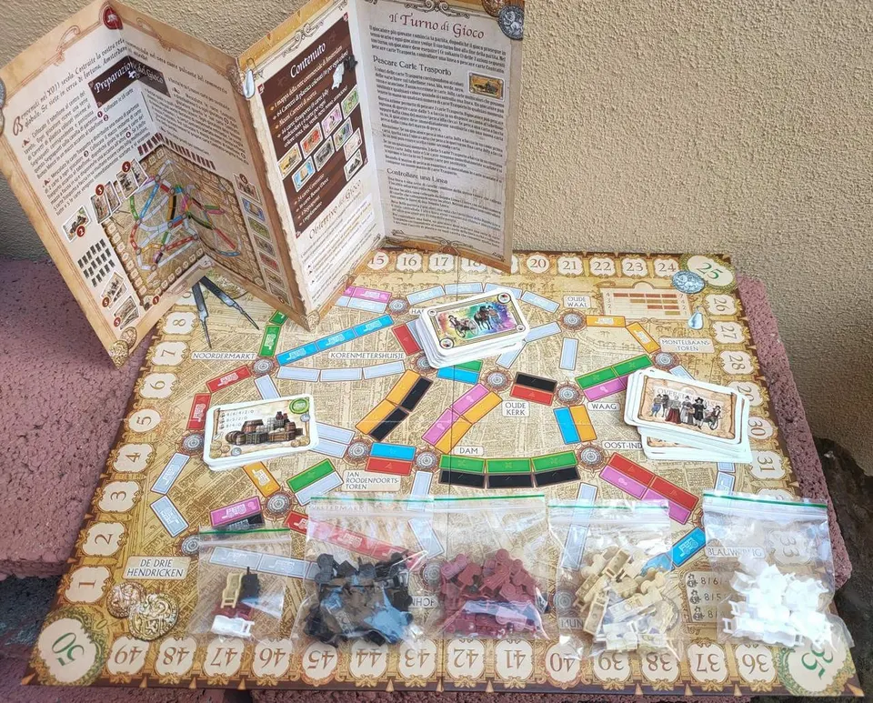 Asmodee Ticket to Ride: Amsterdam – Italian Cities Edition Board Game - Image 4