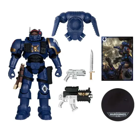 McFarlane Toys Warhammer 40k Ultramarines Lieutenant Phobos 7" Figure