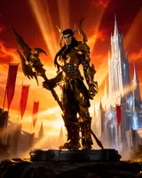 McFarlane Toys World of Warcraft Blood Elf 1/12 Scale Posed Figure - Thumbnail 8