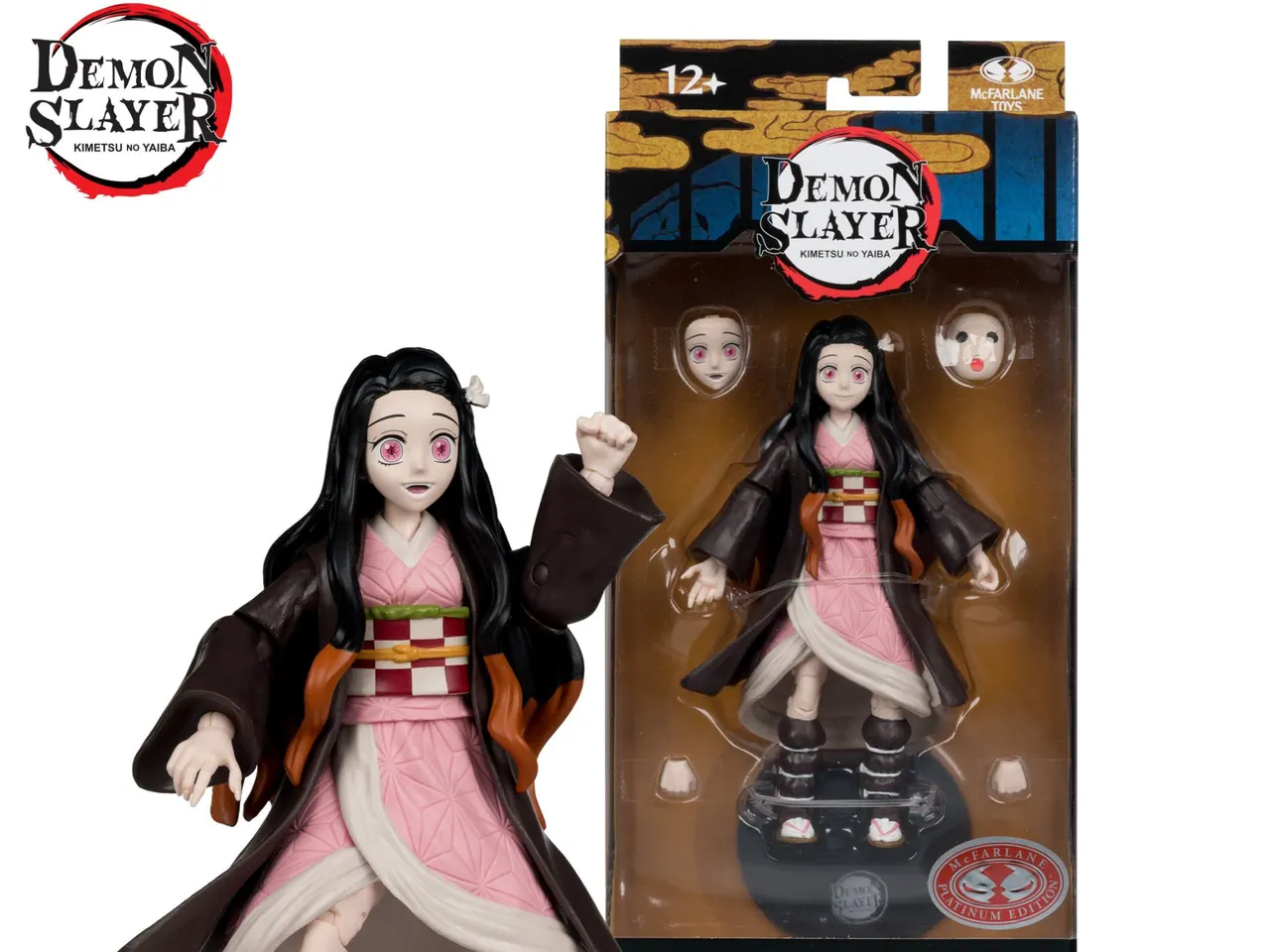 McFarlane Toys Nezuko Kamado Red Platinum Chase Action Figure - Image 2