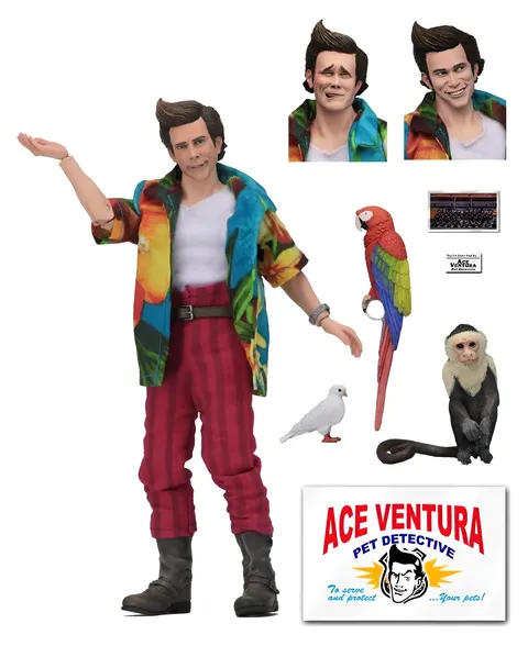 NECA Ace Ventura Clothed Action Figure – 20 cm