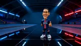 Minix Football PSG Neymar Jr 12cm Figurine #102 - Thumbnail 4