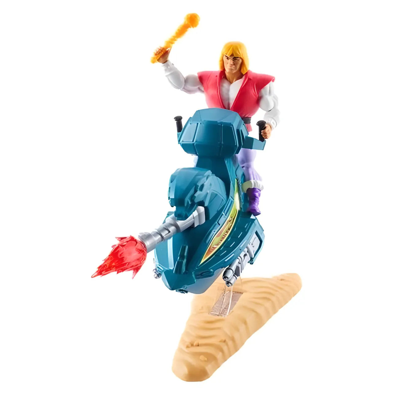 Masters of the Universe Origins Prince Adam Figure + 2‑in‑1 Sky‑Sled - Image 4