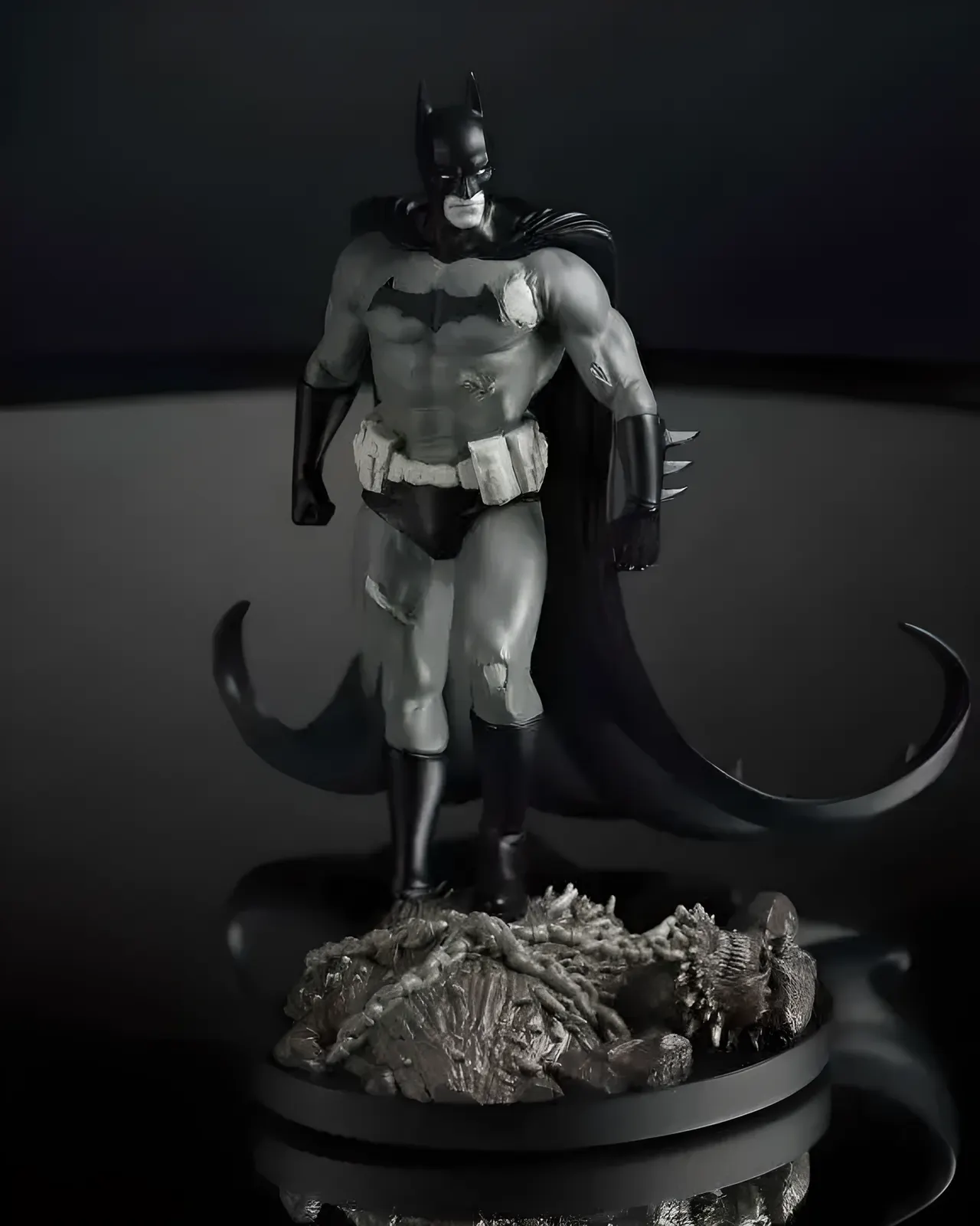 McFarlane Toys Batman Black & White 1:10 Statue en résine – DC Direct - Image 3