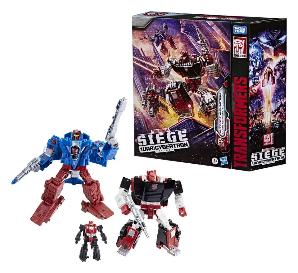 Hasbro Transformers Siege 3‑Pack Alphastrike Counterforce - Image 1