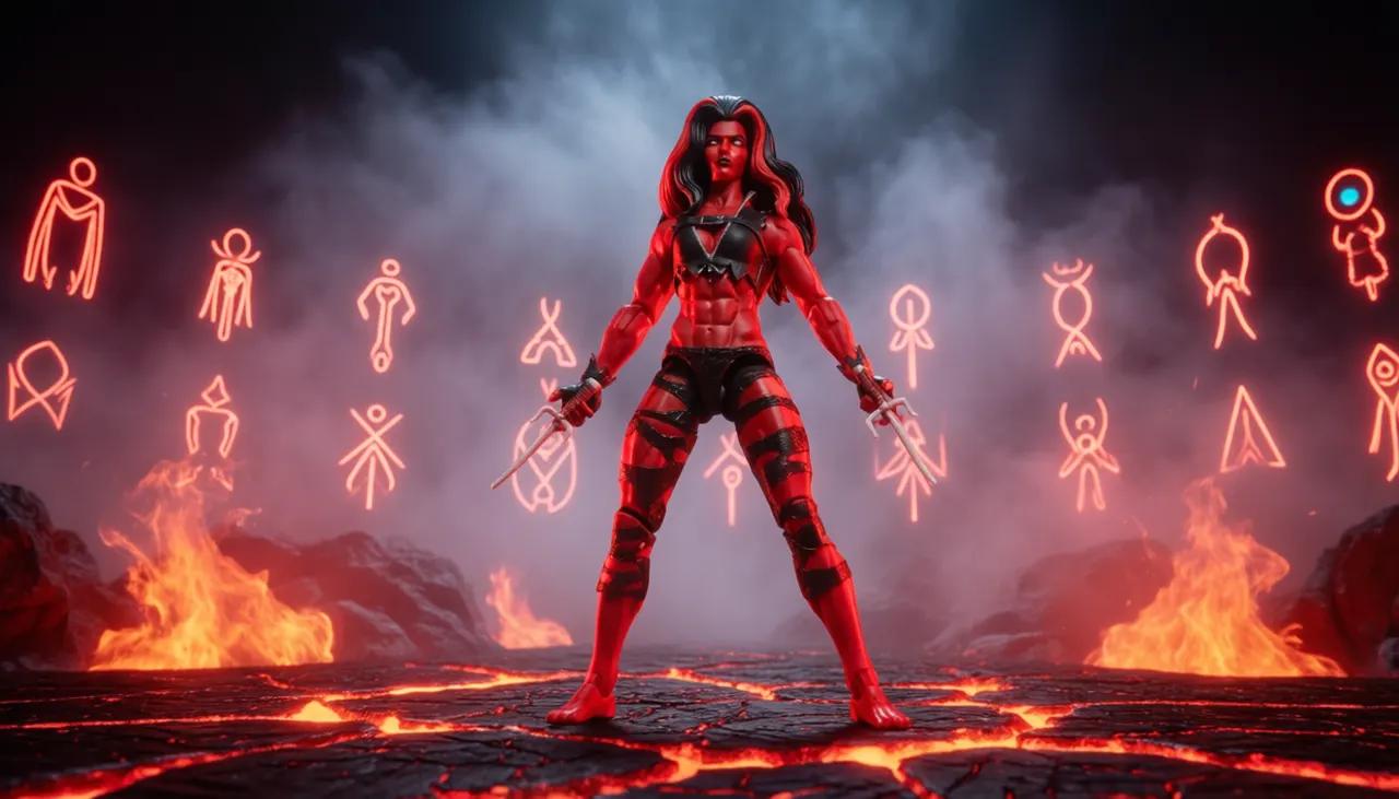 Hasbro Marvel Legends Red She-Hulk 15 cm Figurine articulée - Image 9