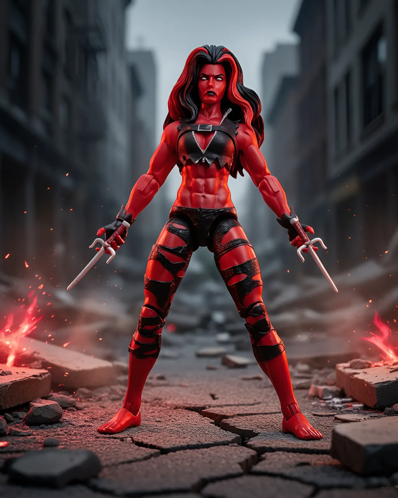 Hasbro Marvel Legends Red She-Hulk 15 cm Figurine articulée - Image 10