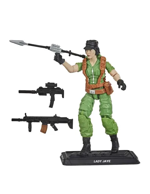G.I. Joe Retro Lady Jaye 3.75" Figure with Accessories – F1004