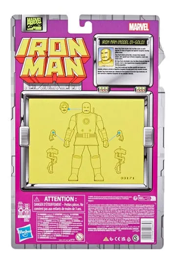Alliance Entertainment Marvel Legends Classic Iron Man 6" Action Figure - Image 9
