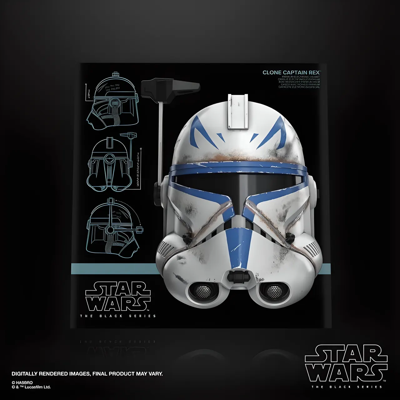 Hasbro Star Wars Black Series 1:1 Captain Rex (Ahsoka) Helmet - Image 7