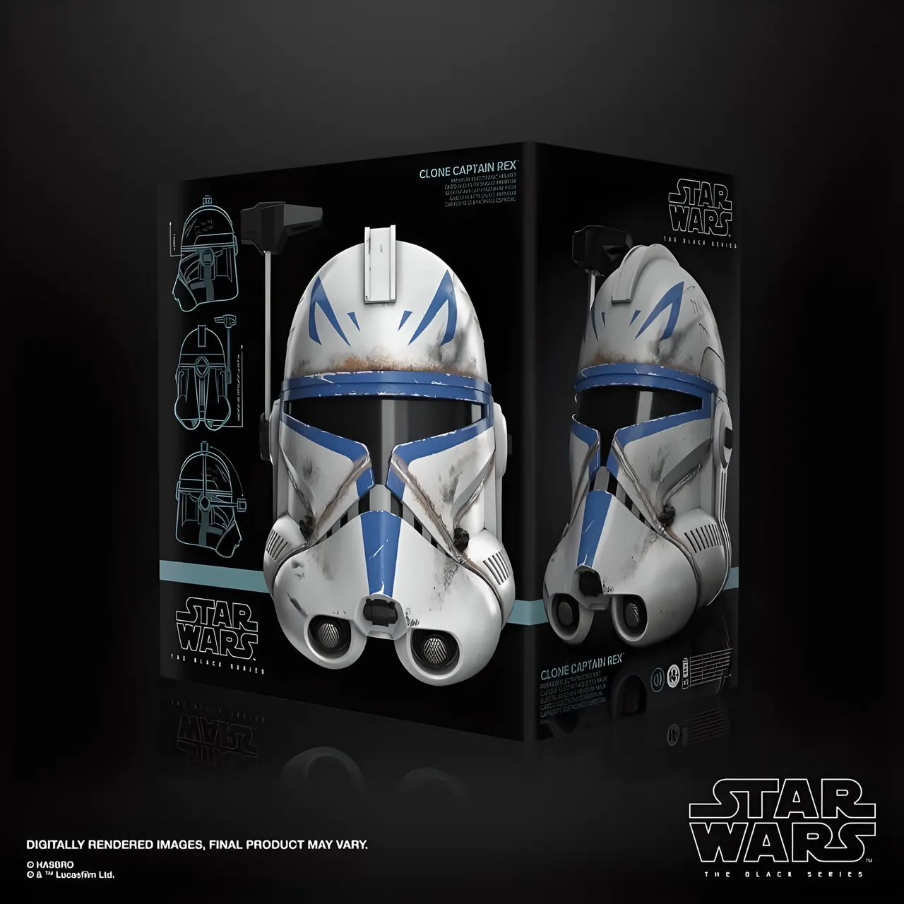 Hasbro Star Wars Black Series 1:1 Captain Rex (Ahsoka) Helmet - Image 8