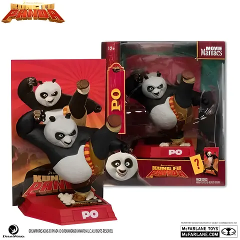 McFarlane Toys Kung Fu Panda Po Movie Maniacs 6" Limited Figure
