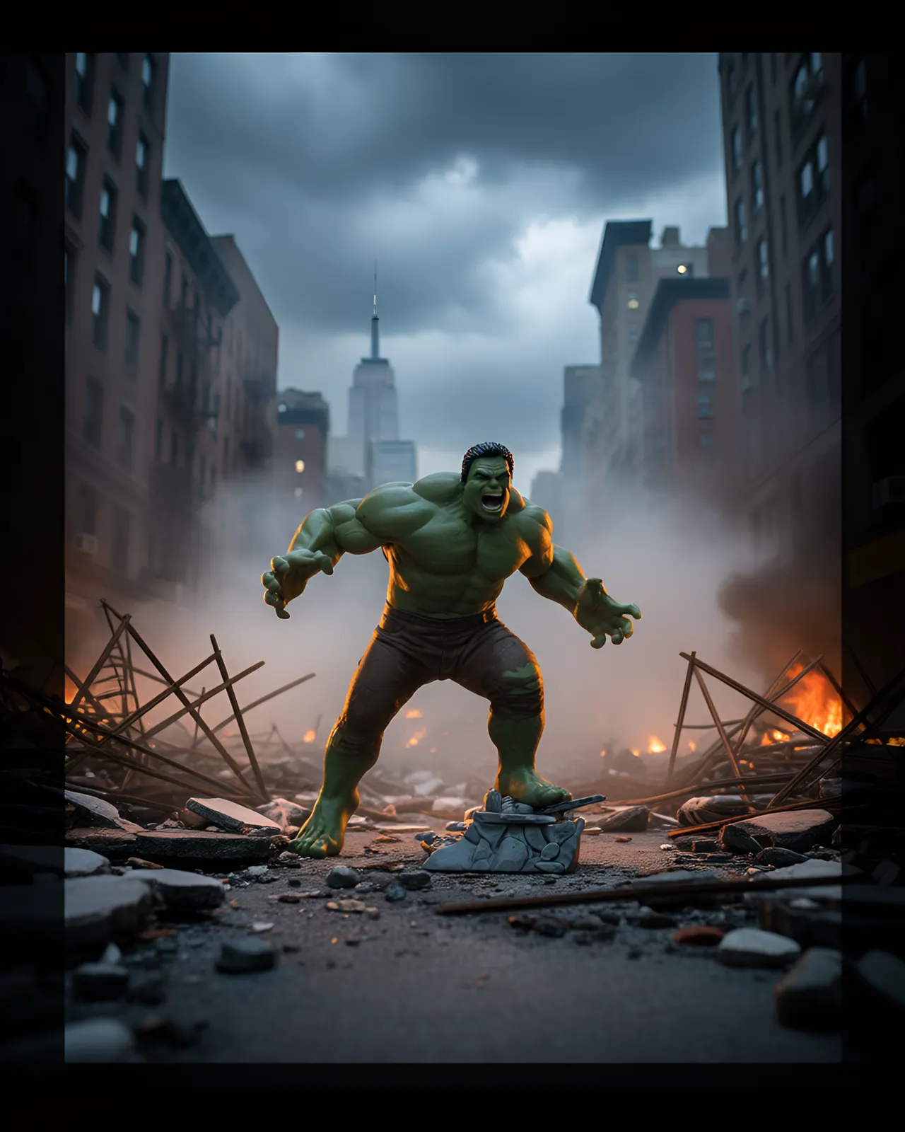 McFarlane Toys Marvel Legends Hulk figura de escala 1:10 - Image 8
