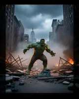 McFarlane Toys Marvel Legends Hulk figura de escala 1:10 - Thumbnail 8