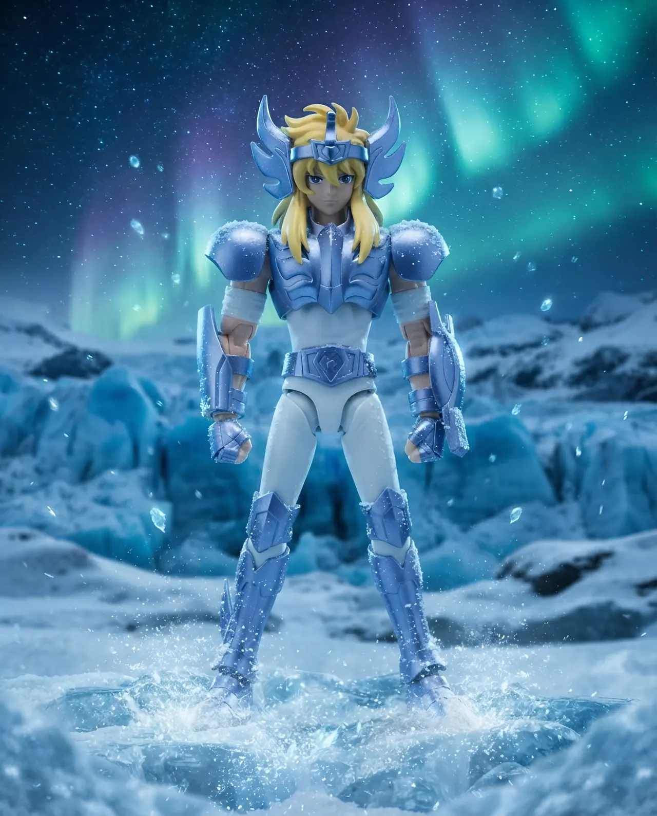Blokees Saint Seiya Champion Class 07 Cygnus Hyoga Model Kit - Image 9