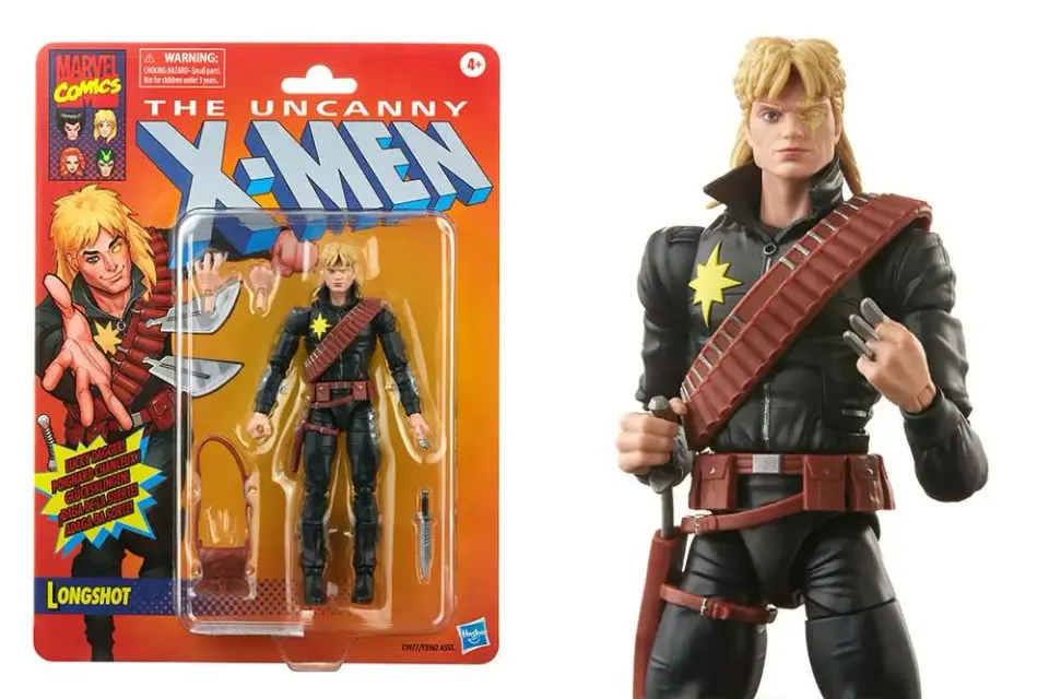 Hasbro Marvel Legends Retro Collection Longshot Action Figure - Image 6