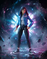 Hasbro Marvel Legends America Chavez Multiverse Rintrah BAF - Thumbnail 8